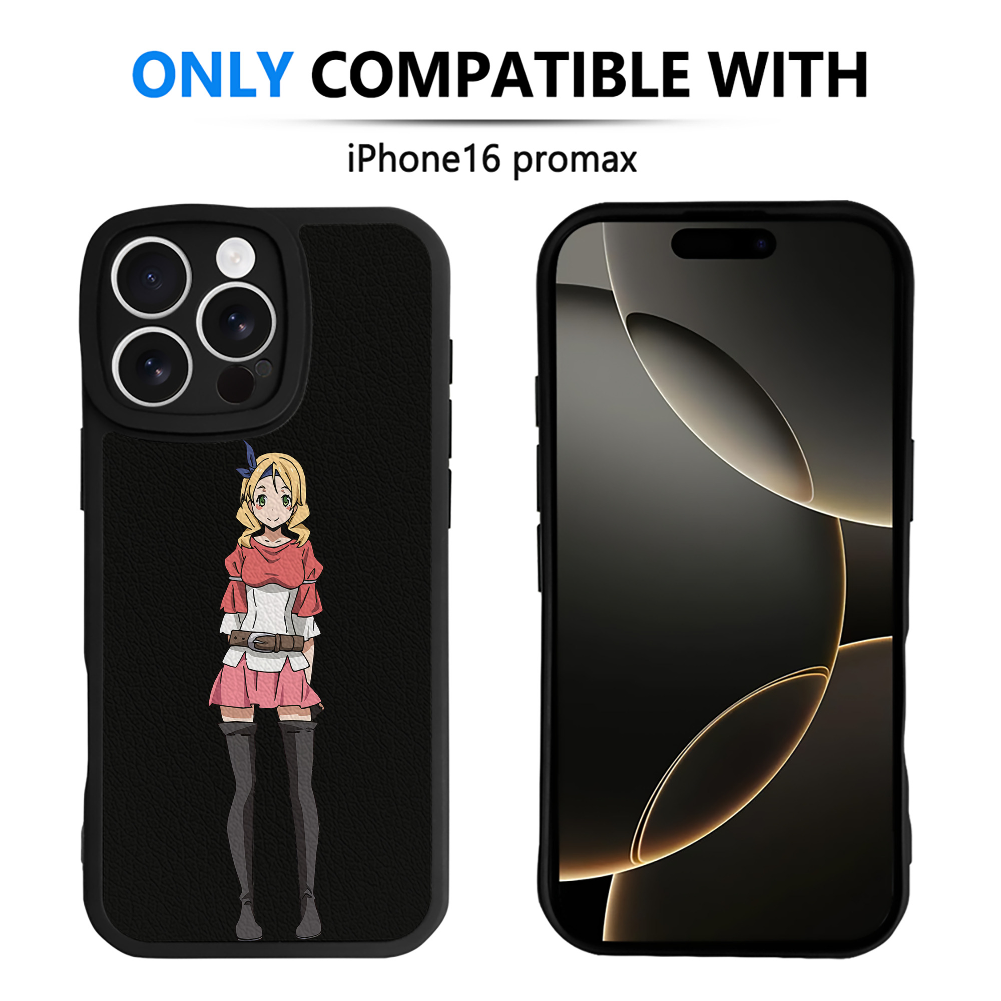 （画像用） 転スラ Regarding Reincarnated to Slime 【iPhone 16シリーズ対応】シリコンスマホケース（レザー調） 材質：シリコン
